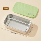 Bento Box Inox Compartimentée & Étanche - Repas Sain Sans Plastique - Purcook