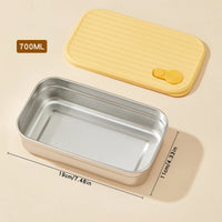 Bento Box Inox Compartimentée & Étanche - Repas Sain Sans Plastique - Purcook