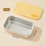 Bento Box Inox Compartimentée & Étanche - Repas Sain Sans Plastique - Purcook
