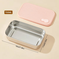 Bento Box Inox Compartimentée & Étanche - Repas Sain Sans Plastique - Purcook