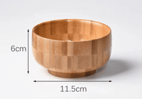 Bol en bambou - Purcook alternative a lecreuset, cristel, atma, ikea, debuyer, saine, amazon, cdiscount, mathon, scandvie, ninja, assiette,mug