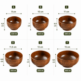 Bols Bois Jujube Massif - Naturels Antibactériens - Purcook