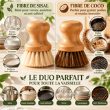 Brosse de Nettoyage Douce – 1 ou 2 pièces | Fonte Émaillée & Inox - Purcook