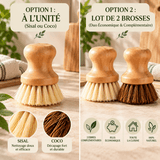 Brosse de Nettoyage Douce – 1 ou 2 pièces | Fonte Émaillée & Inox - Purcook