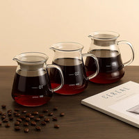 Cafetière en verre avec couvercle, en forme de nuage, bouilloire . - Purcook