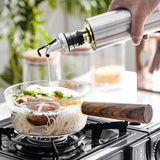 Casserole en Verre Borosilicate 600ml | Manche Bois - Purcook