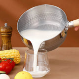 Casserole Inox 18cm Manche Bois & Fond Plat - Purcook