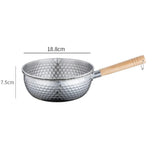 Casserole Inox 18cm Manche Bois & Fond Plat - Purcook