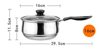 Casserole Marmite Inox Double Fond - Pro - Purcook