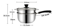 Casserole Marmite Inox Double Fond - Pro - Purcook