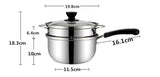 Casserole Marmite Inox Double Fond - Pro - Purcook