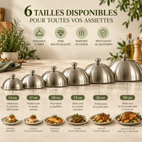 Cloche de Service Inox – Présentation Élégante & Plats Chauds - Purcook