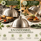 Cloche de Service Inox – Présentation Élégante & Plats Chauds - Purcook