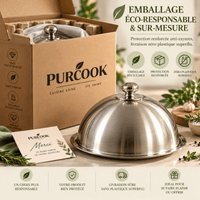Cloche de Service Inox – Présentation Élégante & Plats Chauds - Purcook