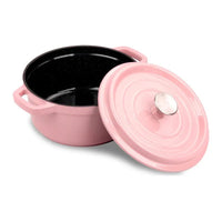 Cocotte Fonte Émaillée Ronde 24cm - Format Compact Duo - Purcook