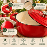 Cocotte Fonte Émaillée Ronde 24cm - Format Compact Duo - Purcook