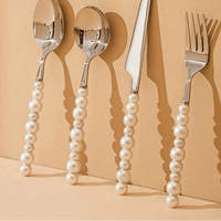 Couverts en inox chic perlé, 4 pièces - Purcook Couverts en inox chic perlé, 4 pièces - Purcook , menagére, couverts en argent, couvert guy, 