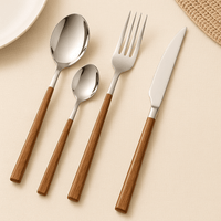 Couverts Inox Bois 12 Pièces - Purcook