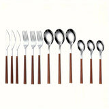 Couverts Inox Bois 12 Pièces - Purcook