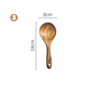 Cuillère Bois Naturel - Ustensile Cuisine Sain - Purcook