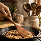 Cuillère Bois Naturel - Ustensile Cuisine Sain - Purcook