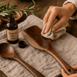 Cuillère Bois Naturel - Ustensile Cuisine Sain - Purcook