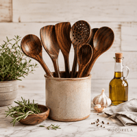 Cuillère Bois Naturel - Ustensile Cuisine Sain - Purcook