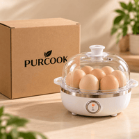 Cuiseur Œufs Électrique 2 Niveaux - Petit-Déjeuner Sans Surveillance - Purcook