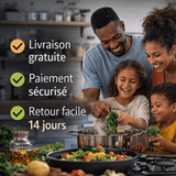 Cuiseur Vapeur Inox 304 2 en 1 - Cuisson Saine Sans Toxines Tous Feux - Purcook