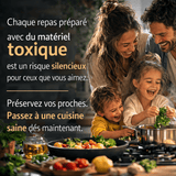 Cuiseur Vapeur Inox 304 2 en 1 - Cuisson Saine Sans Toxines Tous Feux - Purcook