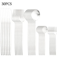 Ensemble de 30 couverts en inox pour table chic et élégante - Purcook Purcook alternative a lecreuset, cristel, atma, ikea, debuyer, saine, amazon, cdiscount, mathon, scandvie, ninja