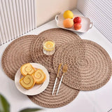 Ensemble de 4 sets de table en jute naturelle – Élégance et durabilité - Purcook