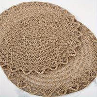 Ensemble de 4 sets de table en jute naturelle – Élégance et durabilité - Purcook