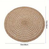 Ensemble de 4 sets de table en jute naturelle – Élégance et durabilité - Purcook