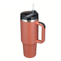 Gourde inox avec paille et poignée – Bouteille isotherme voyage - Purcook Purcook alternative a lecreuset, cristel, atma, ikea, debuyer, saine, amazon, cdiscount, mathon, scandvie, ninja