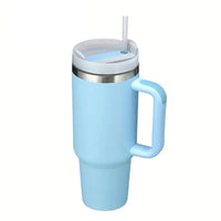 Gourde inox avec paille et poignée – Bouteille isotherme voyage - Purcook Purcook alternative a lecreuset, cristel, atma, ikea, debuyer, saine, amazon, cdiscount, mathon, scandvie, ninja