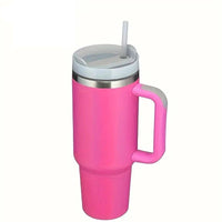 Gourde inox avec paille et poignée – Bouteille isotherme voyage - Purcook Purcook alternative a lecreuset, cristel, atma, ikea, debuyer, saine, amazon, cdiscount, mathon, scandvie, ninja