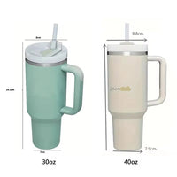 Gourde inox avec paille et poignée – Bouteille isotherme voyage - Purcook Purcook alternative a lecreuset, cristel, atma, ikea, debuyer, saine, amazon, cdiscount, mathon, scandvie, ninja