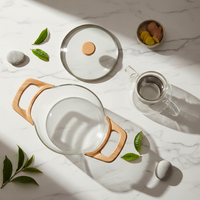 Kit Cuisson & Service Sain - Marmite verre + Couvercle + Théière