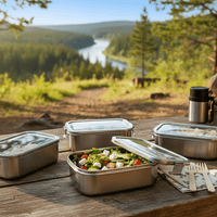 Lot 3 Boîtes Alimentaires Inox Hermétiques - Purcook