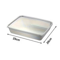 Lot de 3 Boîtes Alimentaires Inox Hermétiques - Empilables avec Couvercles Transparents - Purcook casserole en inox purcook alternative a lecreuset, cristel, atma, ikea, debuyer, saine, amazon, cdiscount, mathon, scandvie, ninja