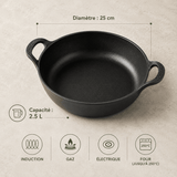 Marmite en Fonte Émaillée 25cm 2,5L - Purcook