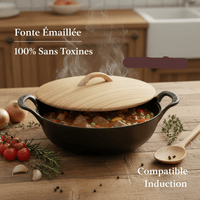 Marmite en Fonte Émaillée 25cm 2,5L - Purcook