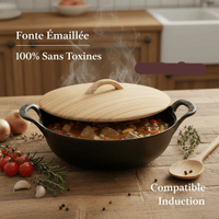 Marmite Fonte Émaillée 25cm - Purcook