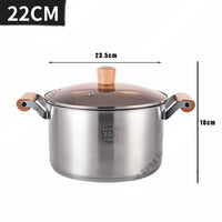 Marmite en inox avec Couvercle. - Purcook