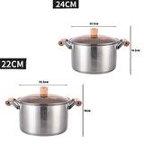 Marmite en inox avec Couvercle. - Purcook