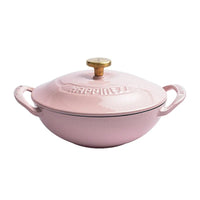 Marmite Hollandaise en Fonte Émaillée Rose 21cm - Purcook