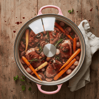 Marmite Hollandaise en Fonte Émaillée Rose 21cm - Purcook