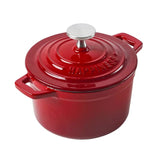 Mini Cocotte en Fonte Émaillée 1L | Individuelle Colorée - Purcook
