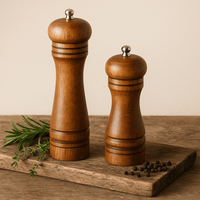 Moulin à Sel Poivre Épices Bois de Chêne - Purcook